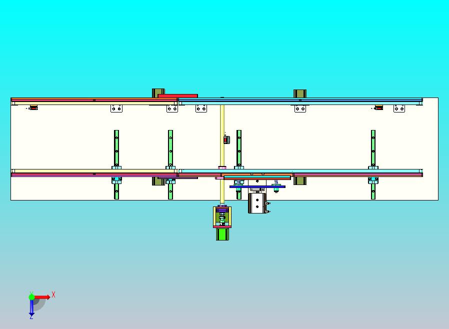 间距自动调整托盘输送机