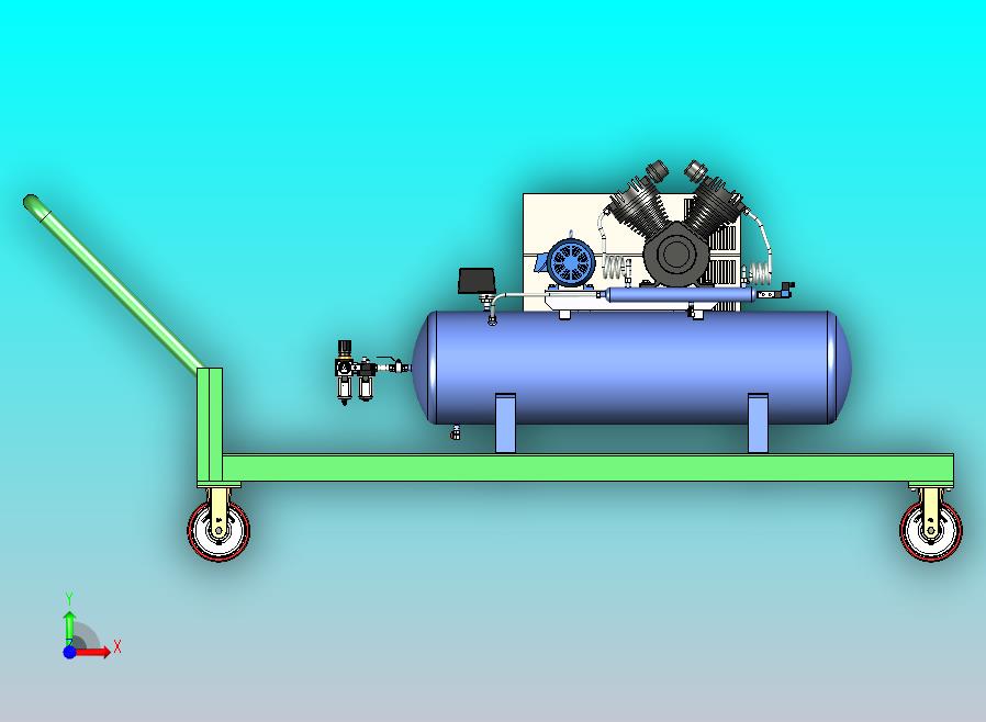 移动式双工站空气压缩机