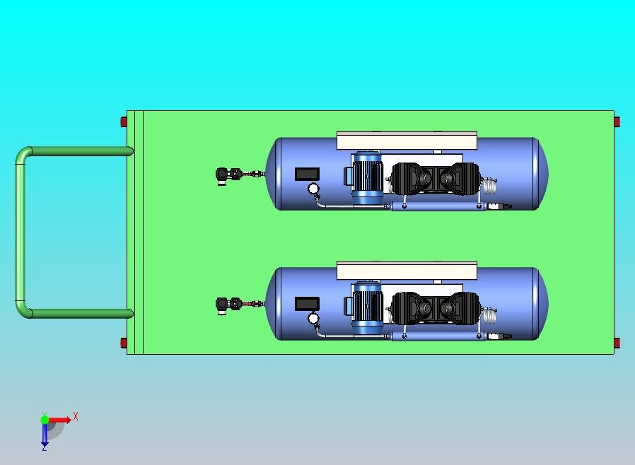 移动式双工站空气压缩机