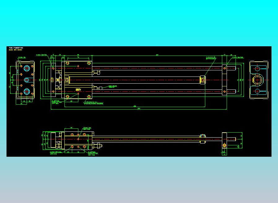 导杆气缸组合2D-GCU20x400