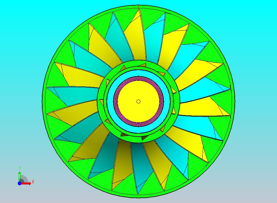 混流式水轮机模型
