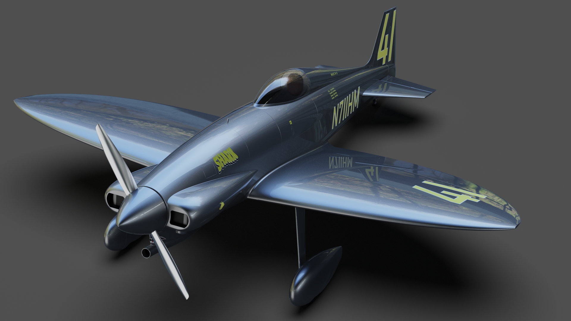 美国单座竞赛飞机