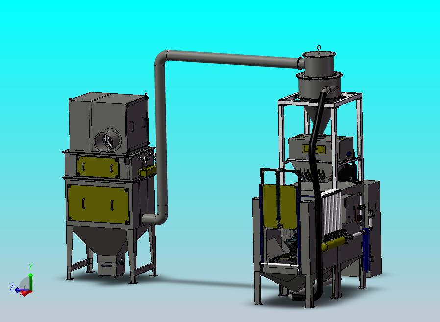 喷砂、吹净、除尘设备