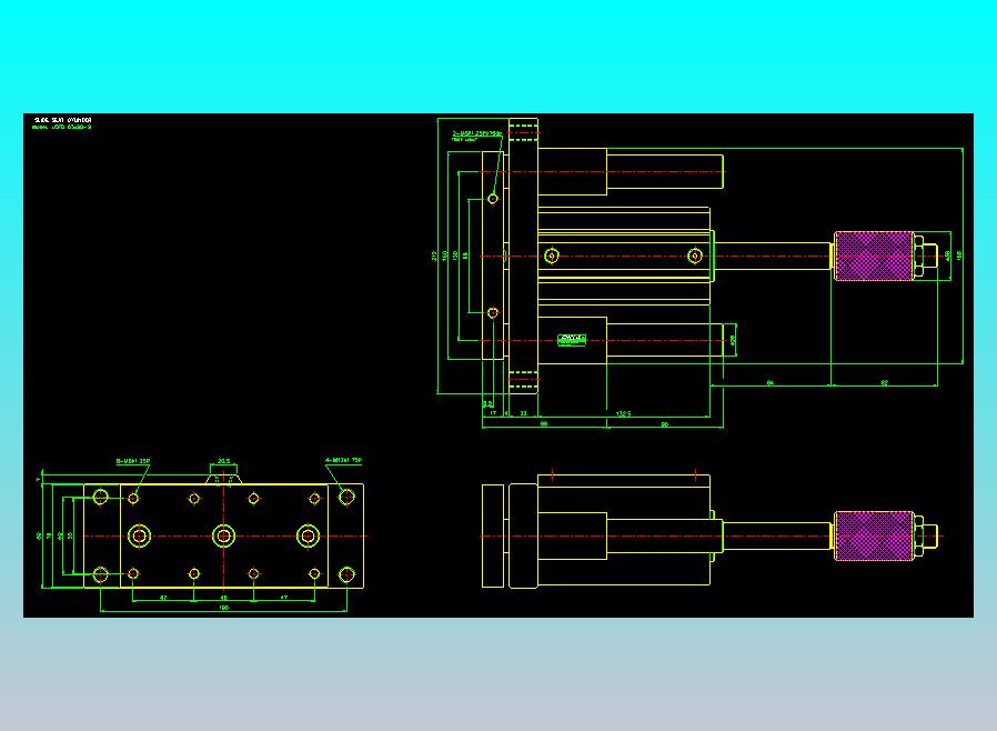 滑座气缸2D-JCF63x90-S
