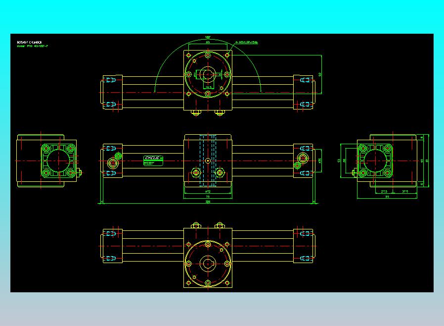 回转缸2D-RTH40x180-F