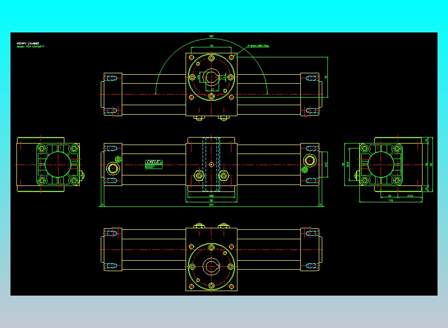 回转缸2D-RTH63x180-F