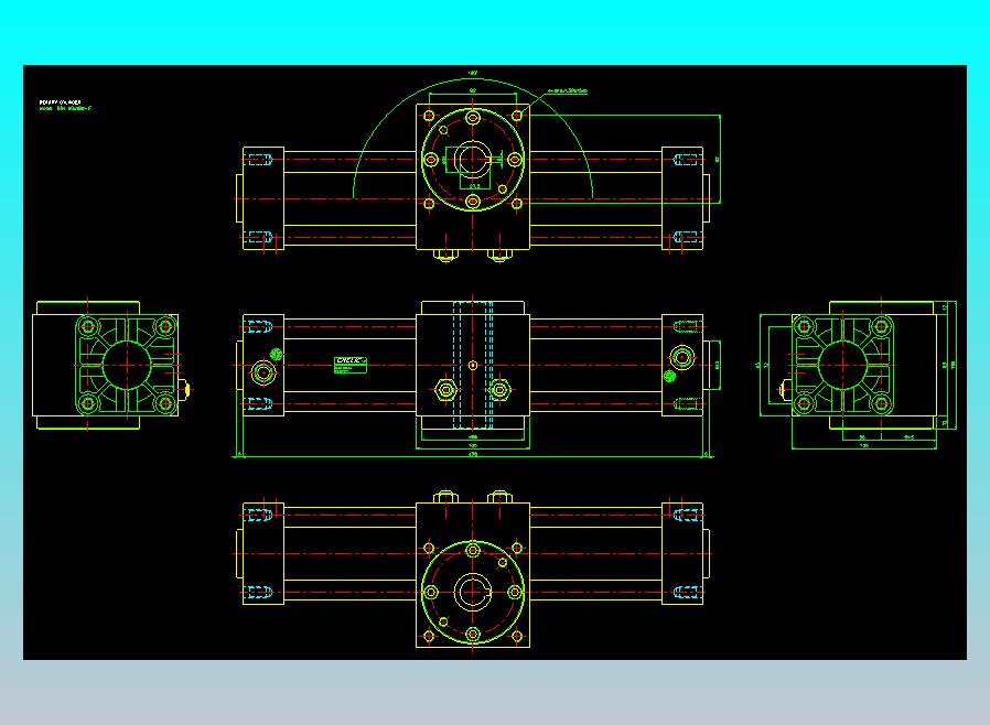 回转缸2D-RTH80x180-F