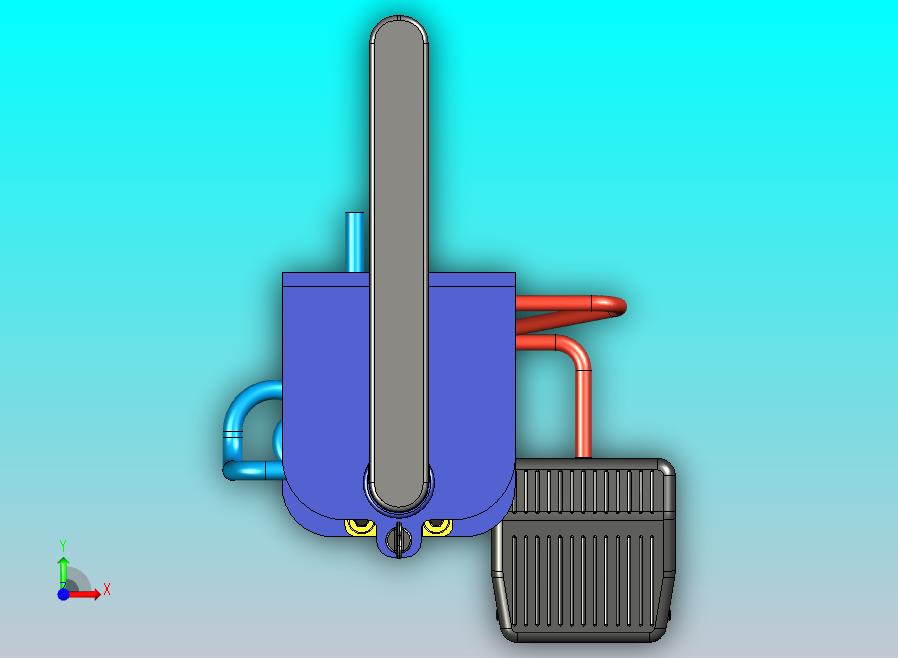 由脚踏开关和空气控制的气动捕手