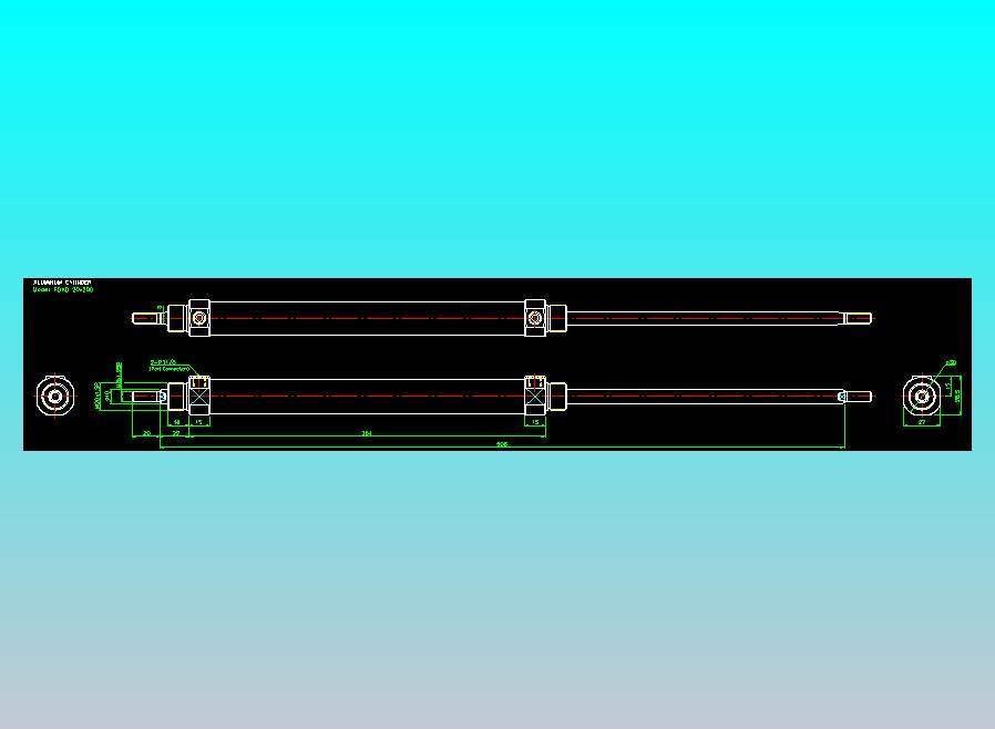 气立可CHELIC气缸油缸2D-FDA20x200