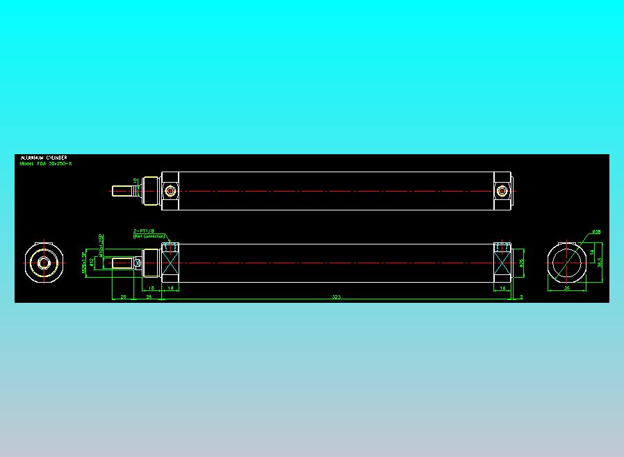 气立可CHELIC气缸油缸2D-FDA30x250-K