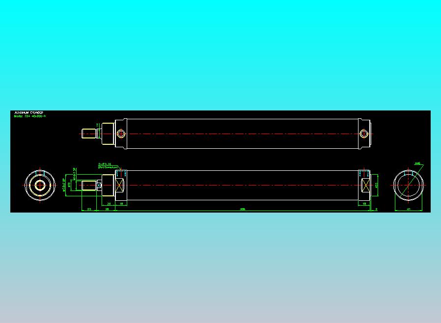 气立可CHELIC气缸油缸2D-FDA40x300-K