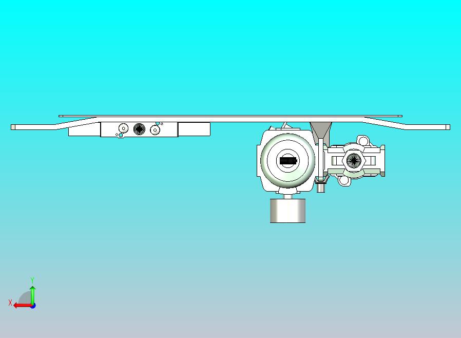 带穿孔网格的通用气动安装板