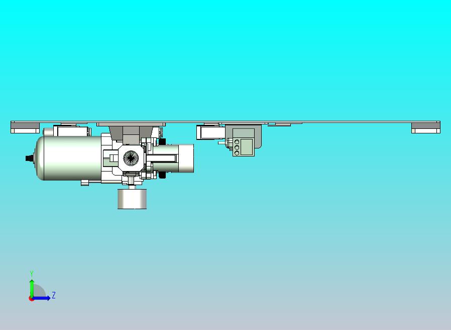 带穿孔网格的通用气动安装板