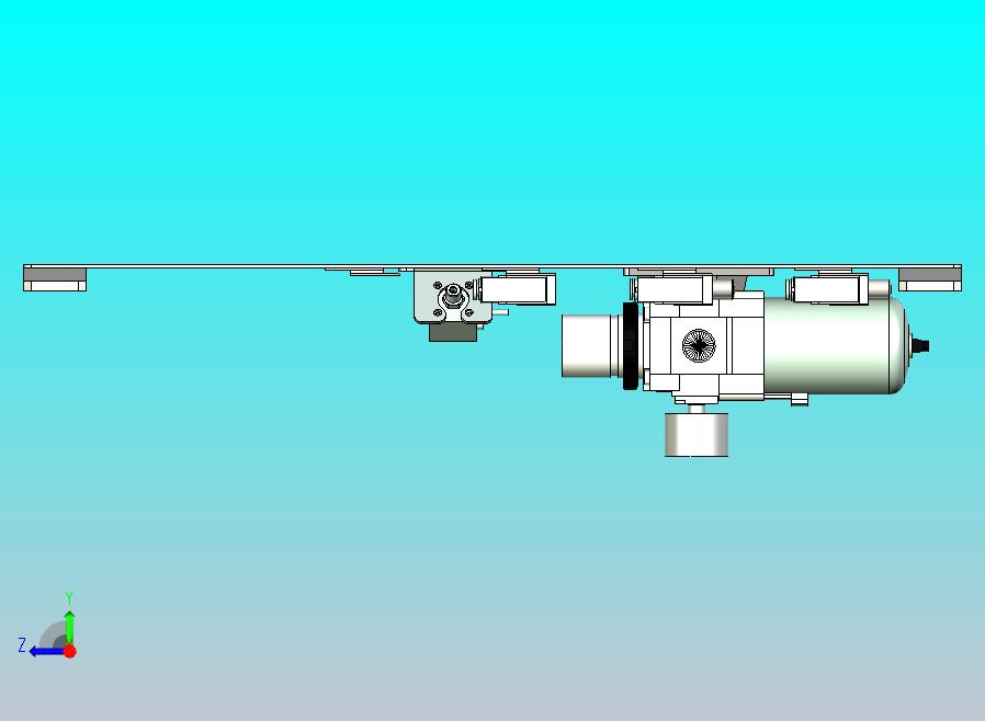 带穿孔网格的通用气动安装板