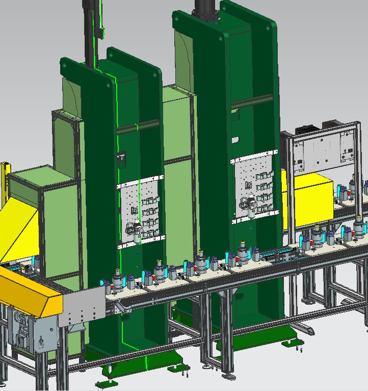 带穿孔网格的通用气动安装板