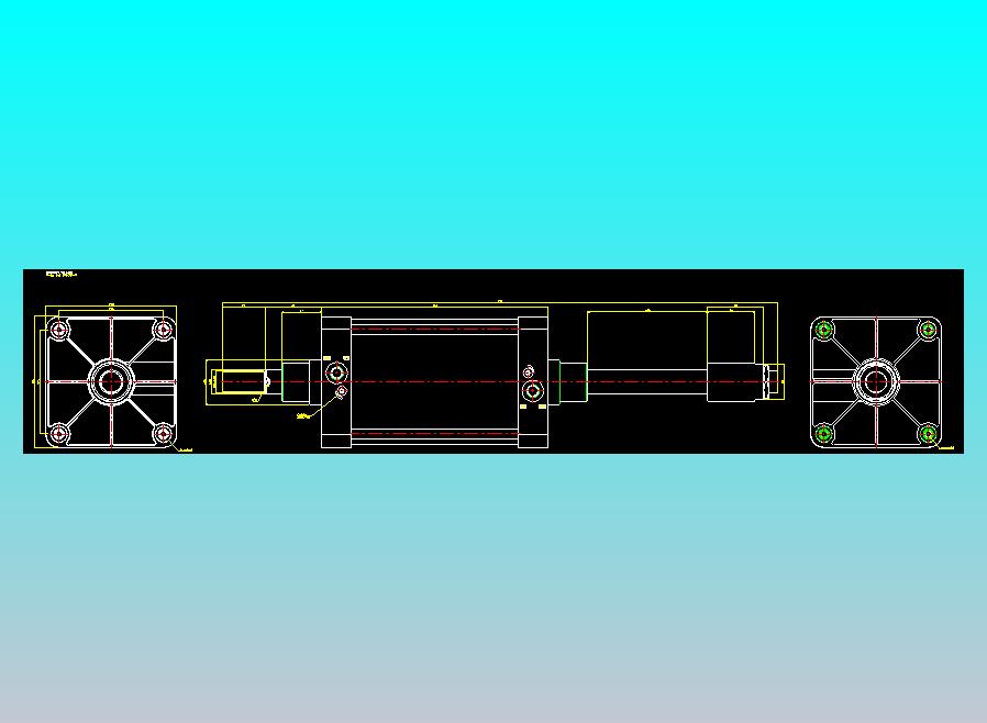 标准型气缸2D-DUL200x200