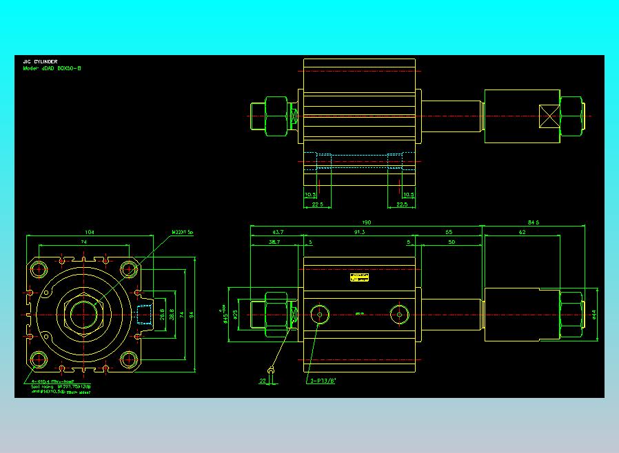 气立可CHELIC气缸油缸2D-JDAD80x50-B