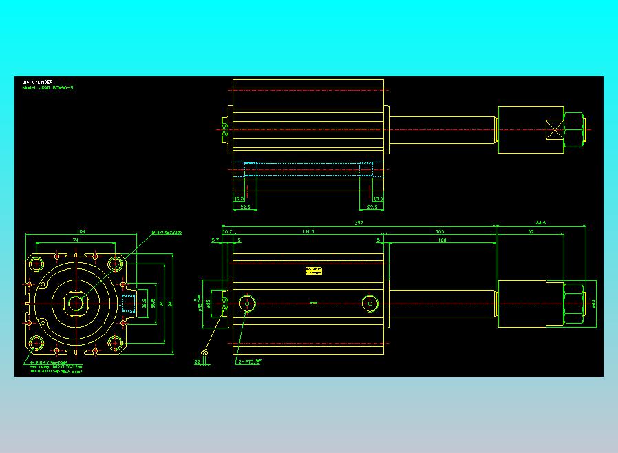 气立可CHELIC气缸油缸2D-JDAD80x90-S