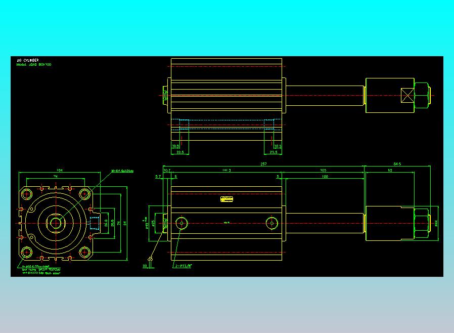 气立可CHELIC气缸油缸2D-JDAD80x100