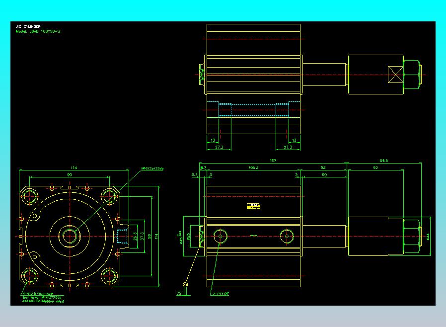 气立可CHELIC气缸油缸2D-JDAD100x50-S