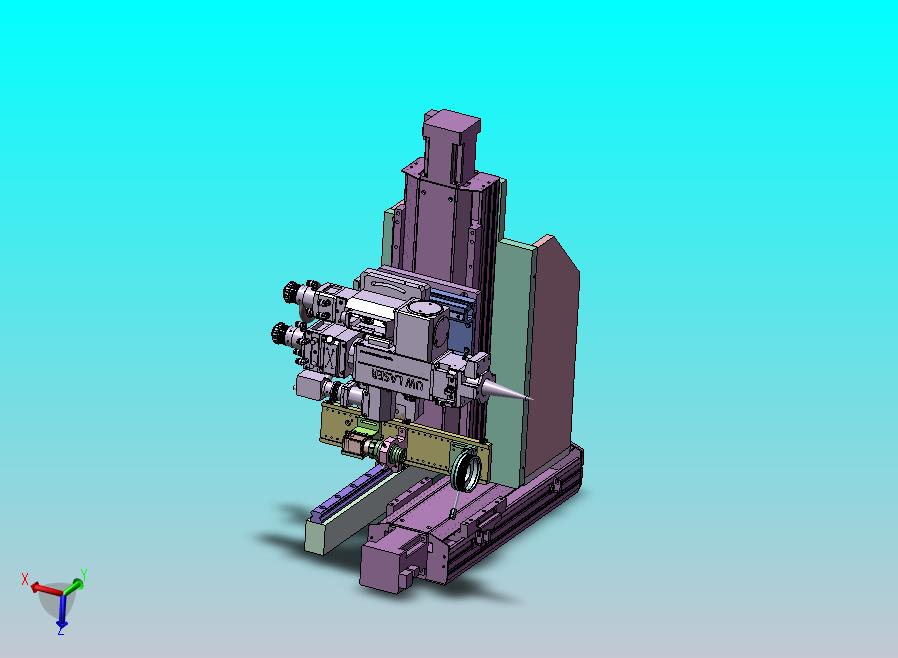 水平激光焊接模组