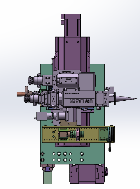 水平激光焊接模组