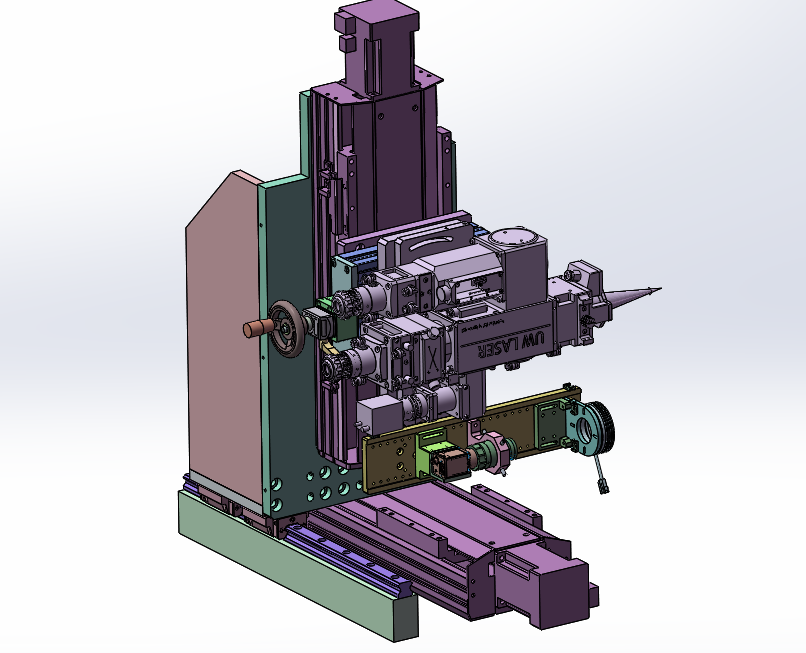 水平激光焊接模组