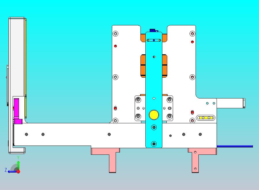 收集NG产品，料仓底部有止回机构