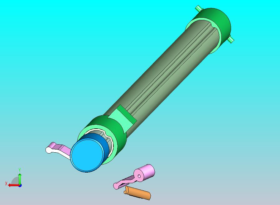 手动伸缩机构设计 