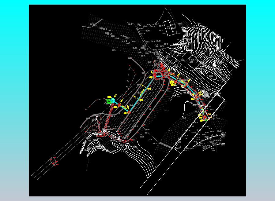 水库虹吸取水工程施工图