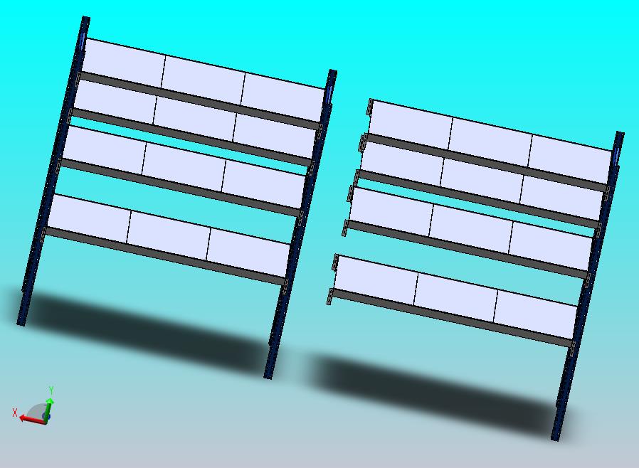 中型货架 60-80立柱货架 货架 层板货架 