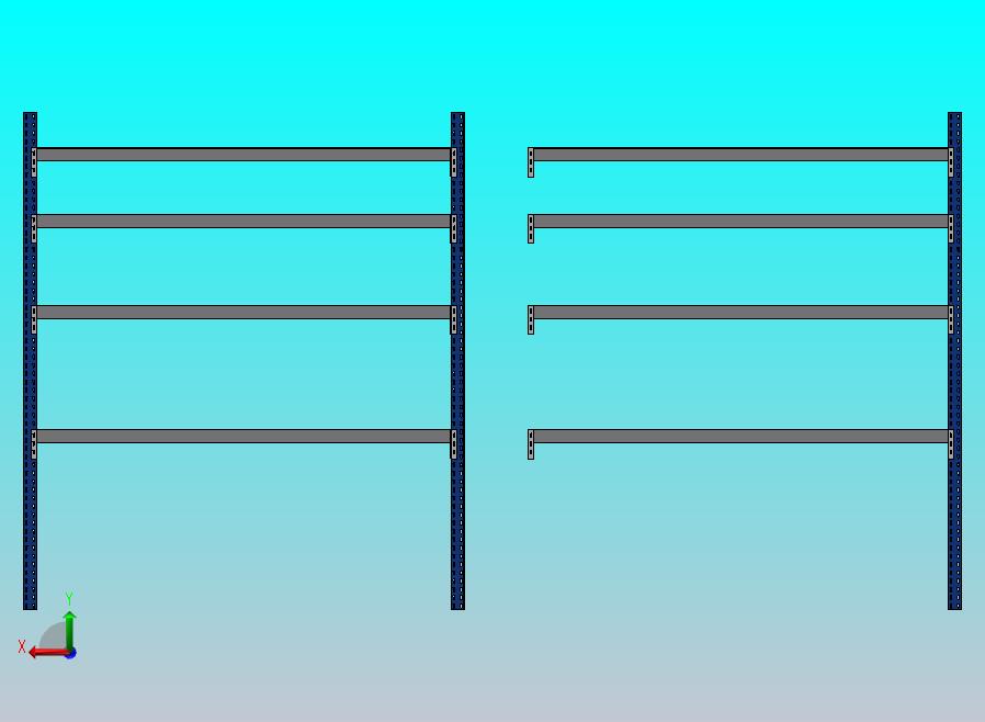 中型货架 60-80立柱货架 货架 层板货架 