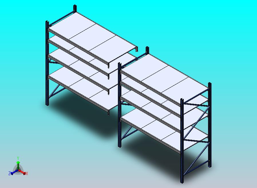中型货架 60-80立柱货架 货架 层板货架 
