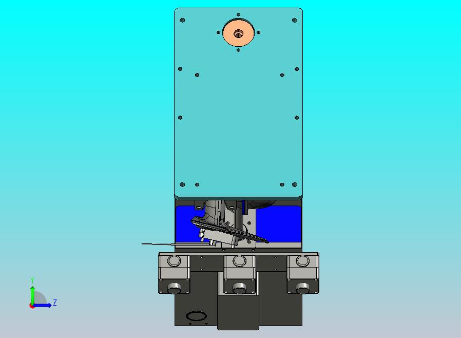 小鹏汽车后视镜-镜片合件装配工装