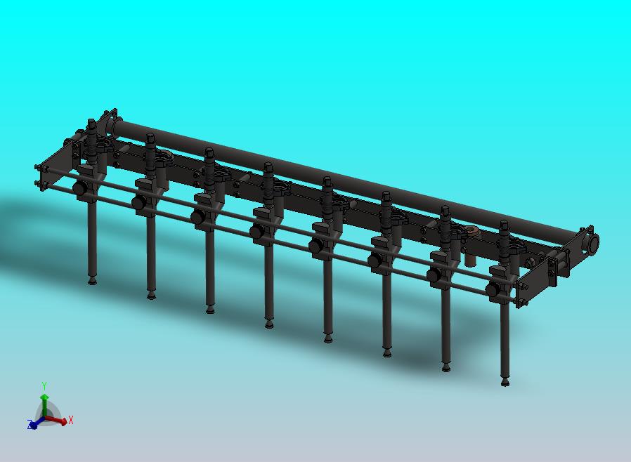 原油喷洒分装架