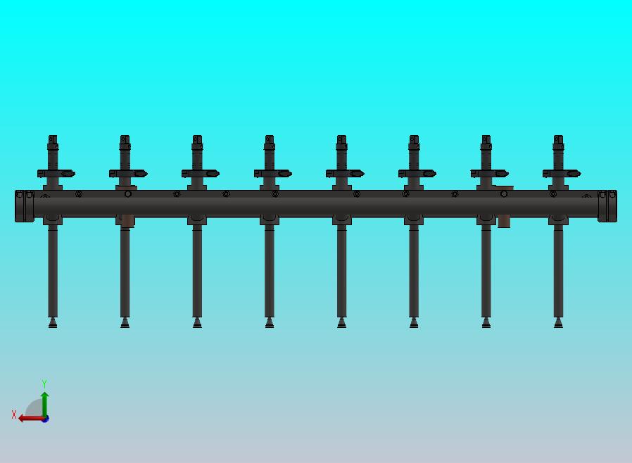 原油喷洒分装架