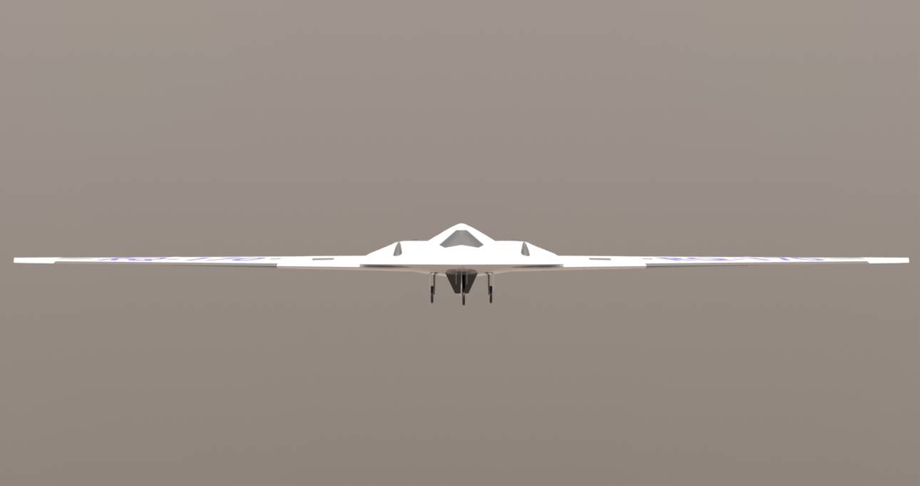 高空无人隐形侦察机