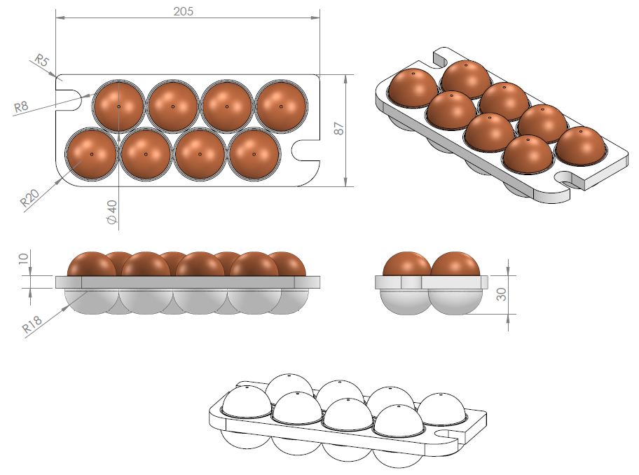 鸡蛋架-鸡蛋收纳盒