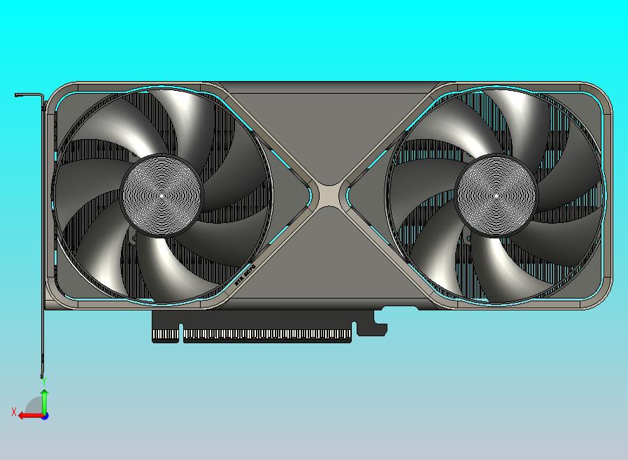 RTX 5070 FE REV2.0_BY_C4TALYST排风扇