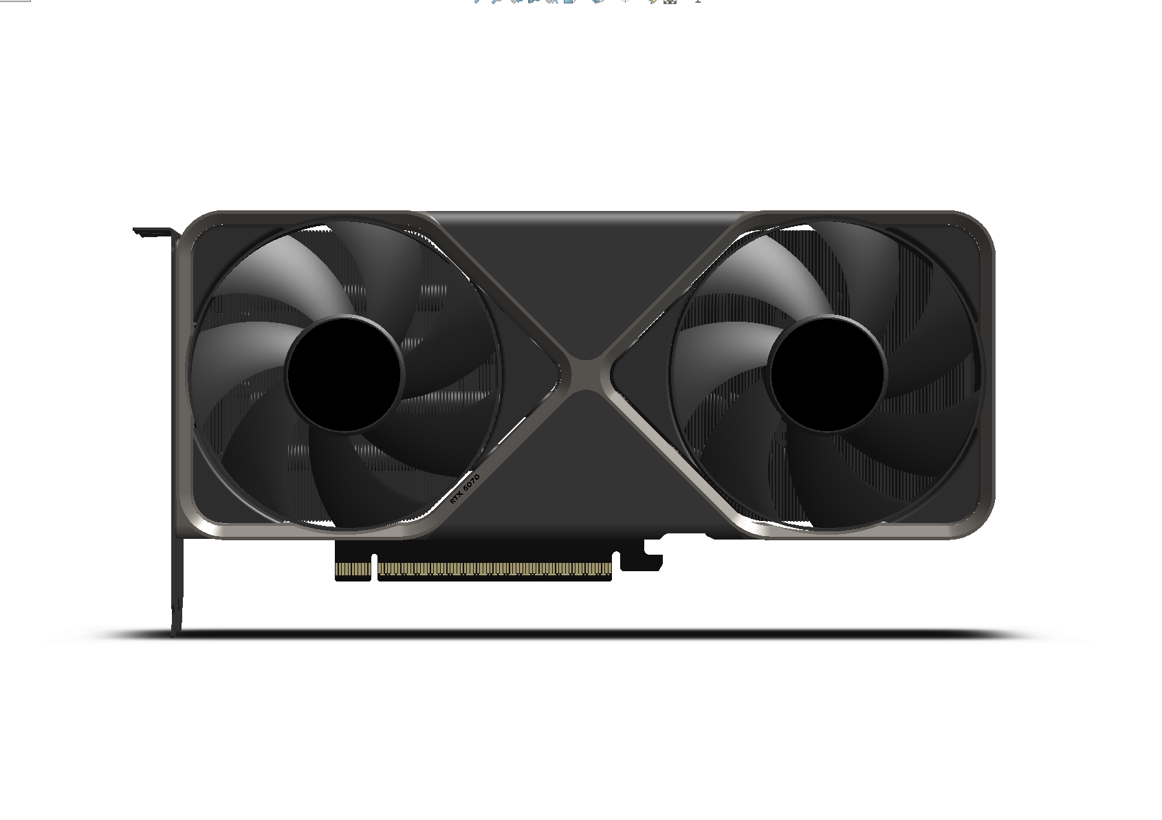 RTX 5070 FE REV2.0_BY_C4TALYST排风扇