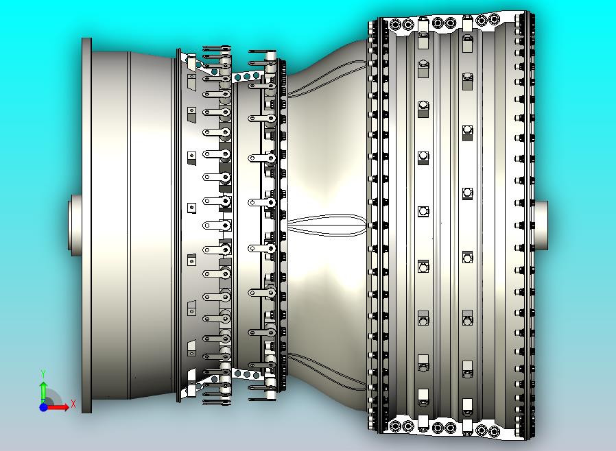 涡轮螺旋桨喷气发动机的中压和高压压缩机