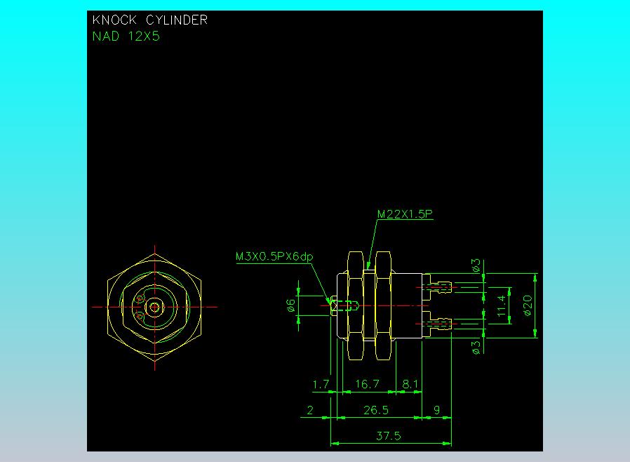 气立可CHELIC气缸油缸2D-NAD12x5