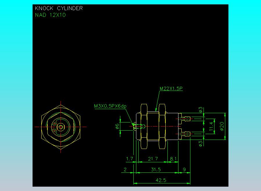 气立可CHELIC气缸油缸2D-NAD12x10