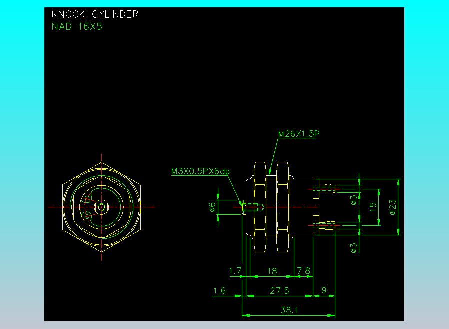 气立可CHELIC气缸油缸2D-NAD16x5