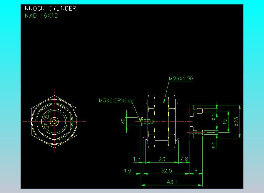气立可CHELIC气缸油缸2D-NAD16x10