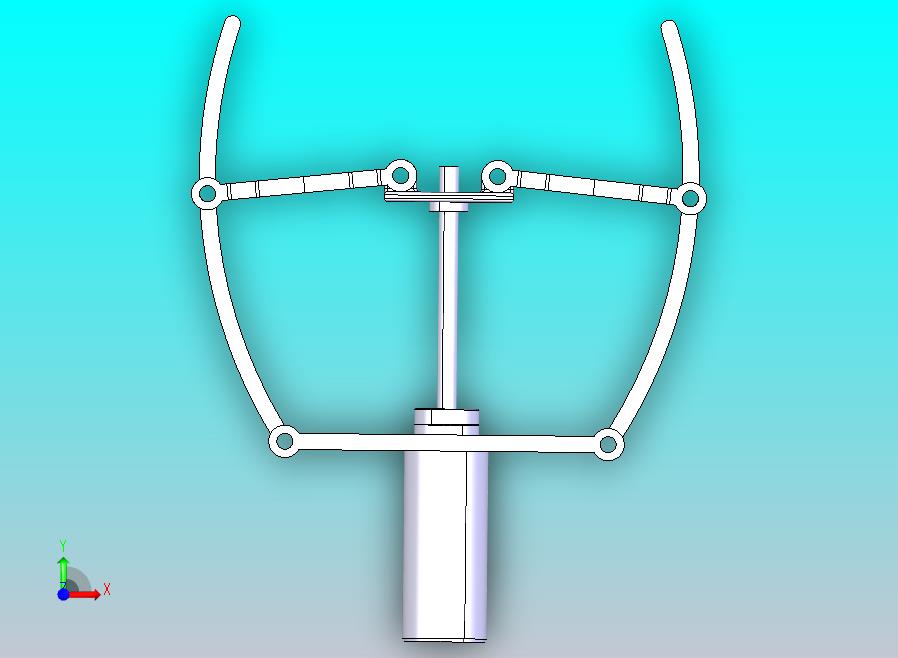 活塞式简易夹爪结构