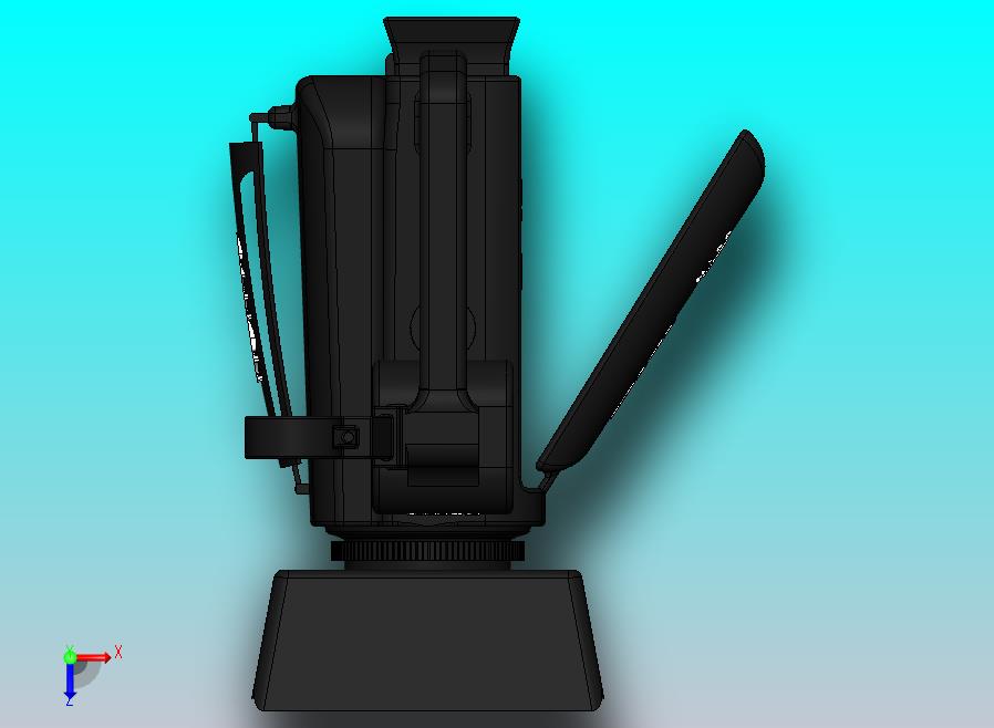 佳能摄像机（XA30）外形3D图纸