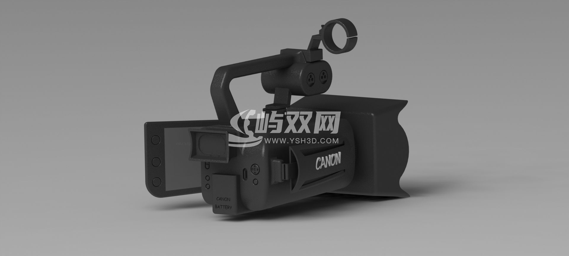 佳能摄像机（XA30）外形3D图纸