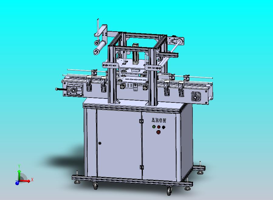 欧式头盖封口机3D