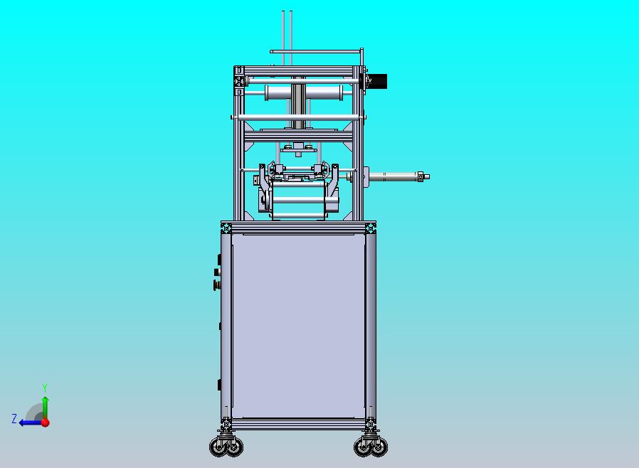 欧式头盖封口机3D